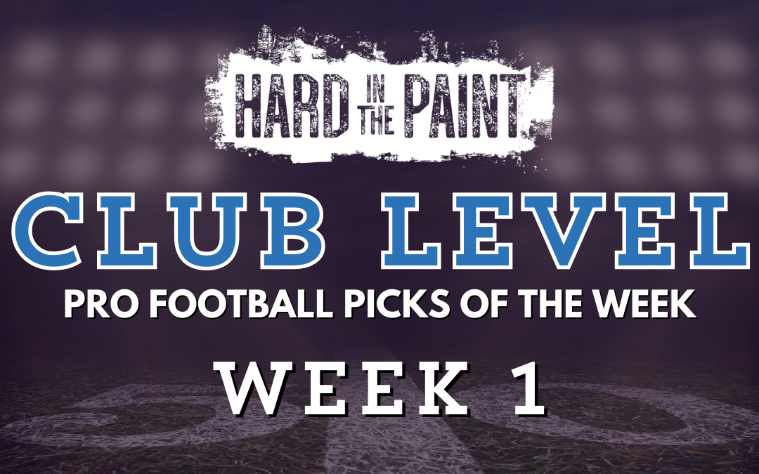 Club Level NFL Picks of the Week: Week 1